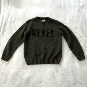 REBEL 🧑‍🎤 Boys Knit Sweater